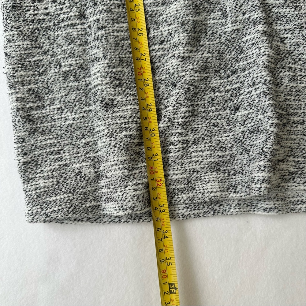 GAP Vintage 90s Textured Knit Crewneck Dress Gray Women’s Tall Size LT - Picture 6 of 7